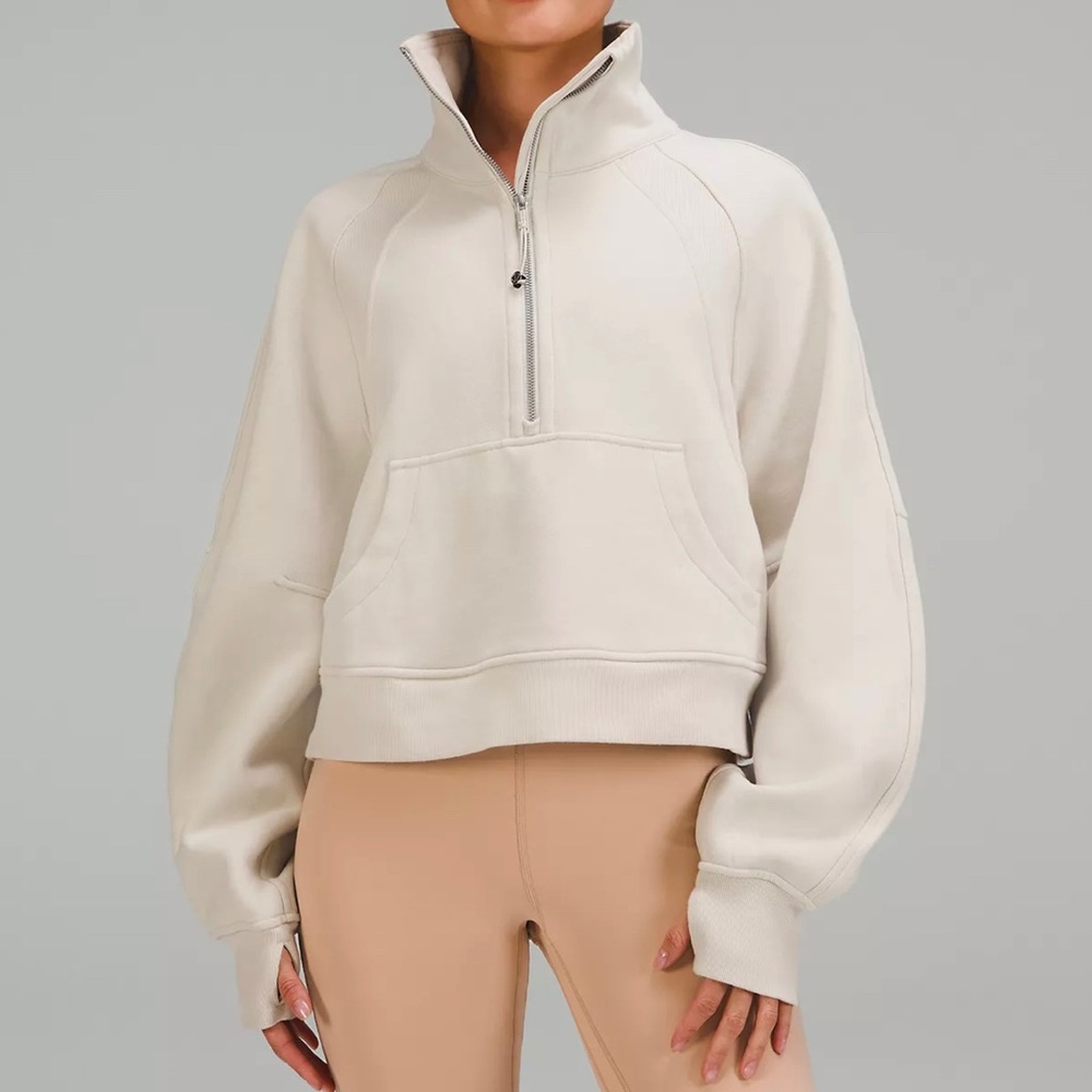 NWT Lululemon Scuba Oversized Funnel Neck Half Zip